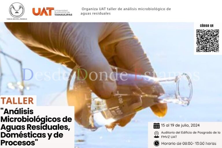 Ofrece UAT taller de análisis de aguas residuales