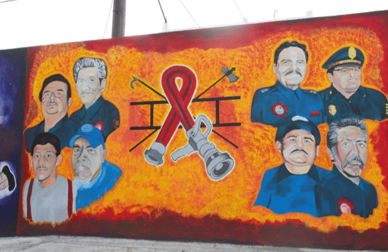 Muralistas embellecen urbanismo de Nuevo Laredo