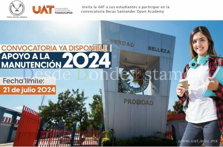 Invita UAT a participar en la convocatoria Becas Santander