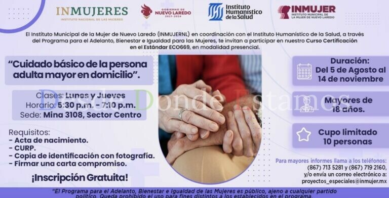 Lanza INMUNER convocatoria para curso/certificación financiado por programa federal