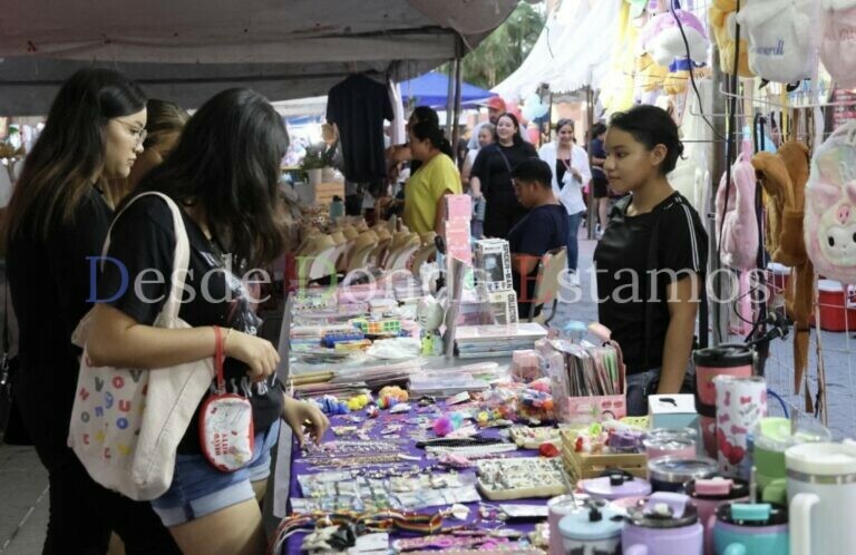 Disfrutan familias de Nuevo Laredo bazar UNE edición SUMMER