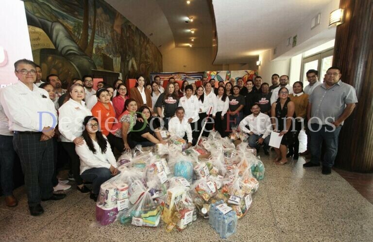 Realiza la UAT colecta de víveres para damnificados por lluvias