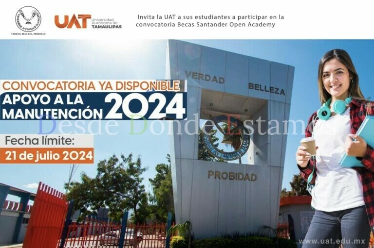 Invita UAT a estudiantes a participar en convocatoria Becas Santander