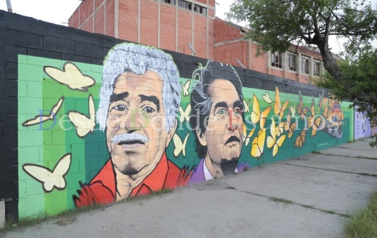 Artistas locales embellecen la imagen urbana de Nuevo Laredo con sus murales