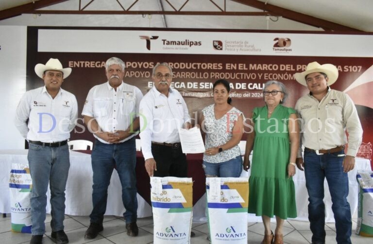 Atienden necesidades de los productores agrícolas de Aldama