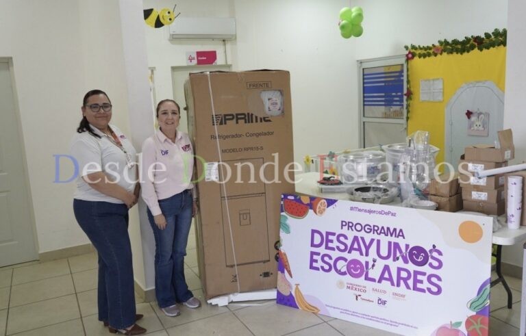 DIF Tamaulipas fortalece la alimentación escolar y como unitaria en Nuevo Laredo