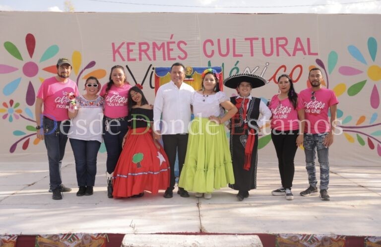 Se reúnen ciudadanos para disfrutar de “Kermés Cultural”
