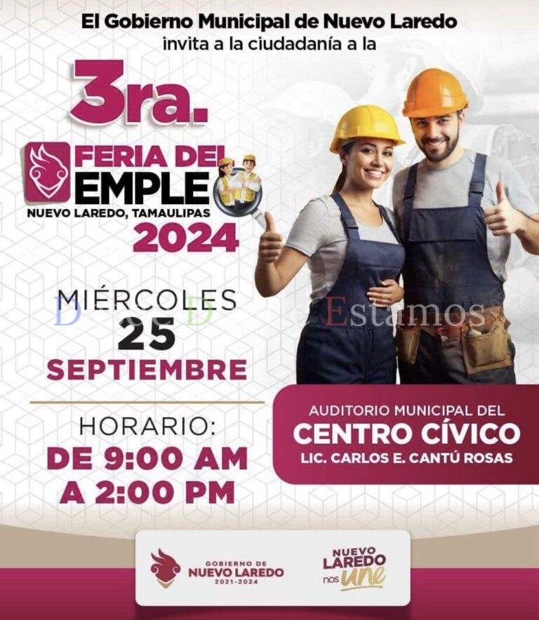 Invita gobierno municipal a tercera Feria del Empleo 2024