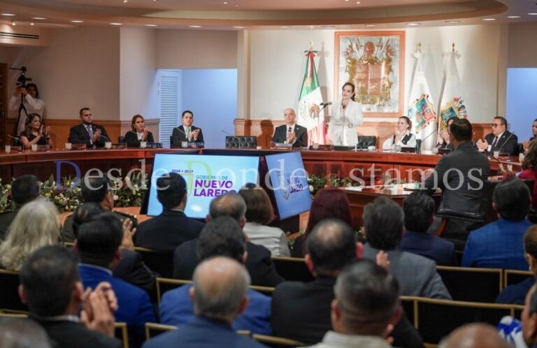 Respaldan líderes políticos continuidad de Carmen Lilia Canturosas como alcaldesa de Nuevo Laredo