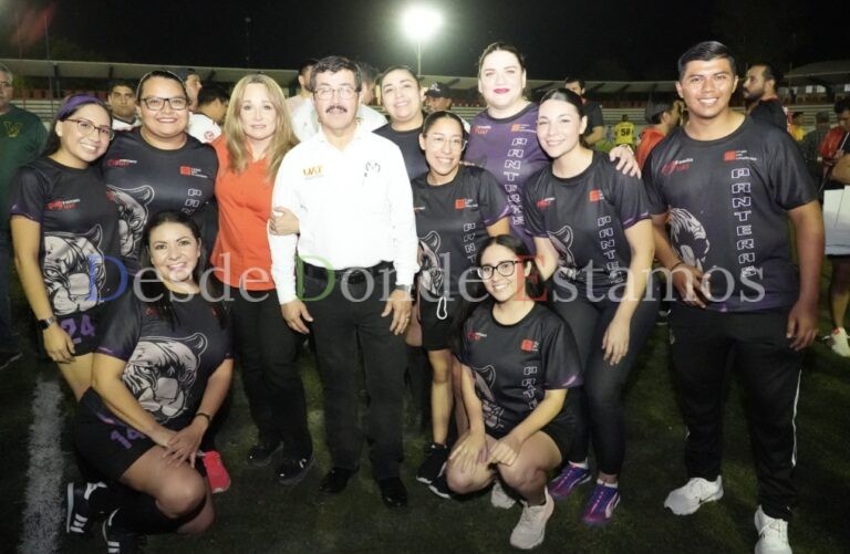 Inaugura Dámaso Anaya torneos deportivos para empleados de la UAT