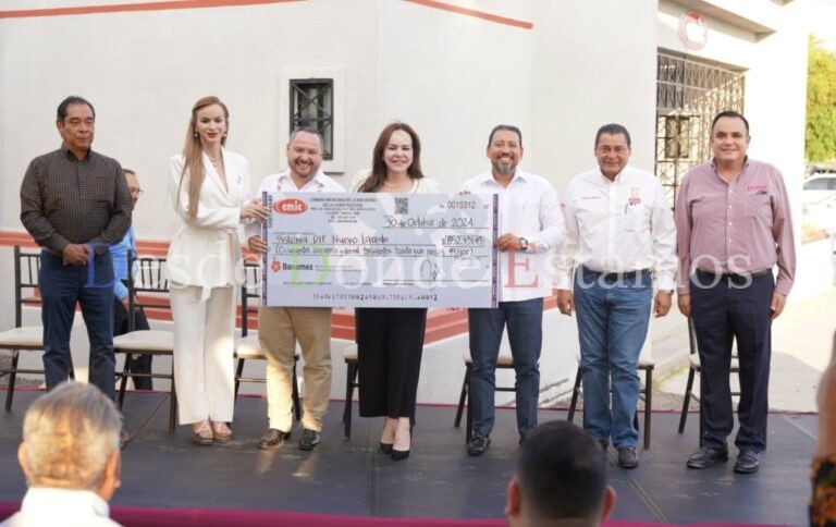 Dona CMIC Nuevo Laredo más de 800 mil pesos en beneficio del Sistema DIF
