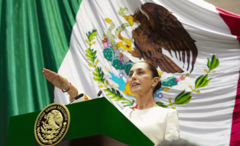 Asiste Américo Villarreal a toma de posesión de Claudia Sheinbaum