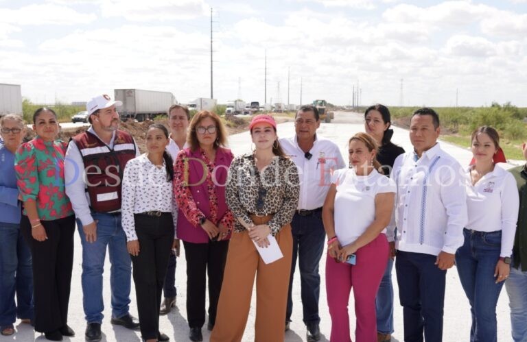 Supervisan Alcaldesa y Cabildo avance de obra en carretera federal Mex II