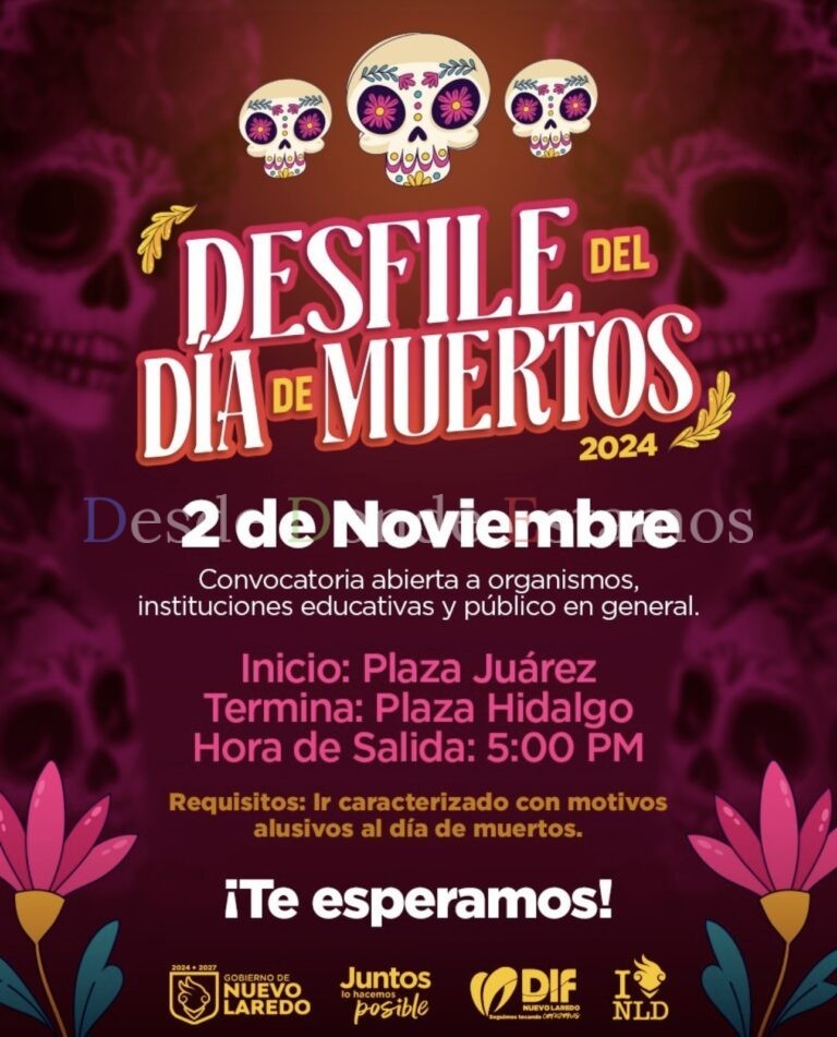 Invita Dirección de Turismo a desfile por el Día de Muertos
