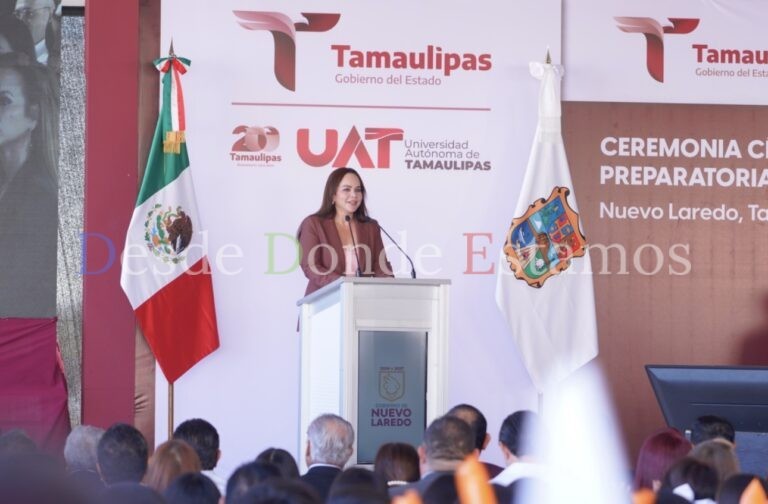 Inauguran Carmen Lilia y Dámaso Anaya primera preparatoria UAT en Nuevo Laredo
