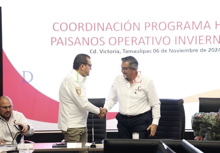 Prepara Tamaulipas programa Héroes Paisanos, Operativo Invierno 2024