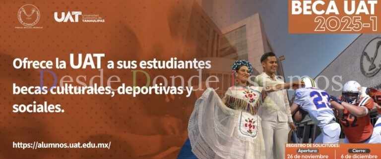 Ofrece la UAT a sus estudiantes becas culturales, deportivas y sociales