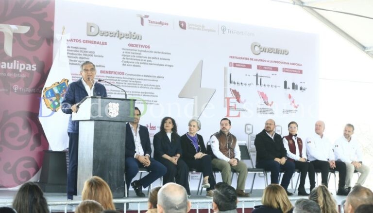 Inicia Américo construcción de planta de fertilizantes