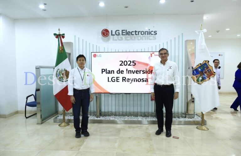 Invertirá LG Electronics 100 MDD en Tamaulipas