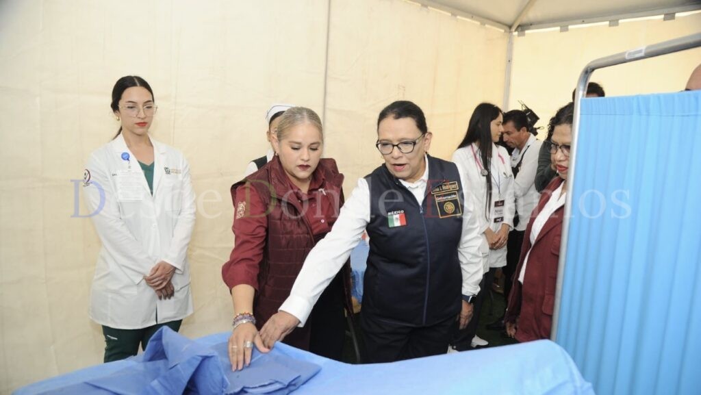 Visita secretaria Rosa Icela Rodríguez Centro de Atención a Migrantes en Tamaulipas