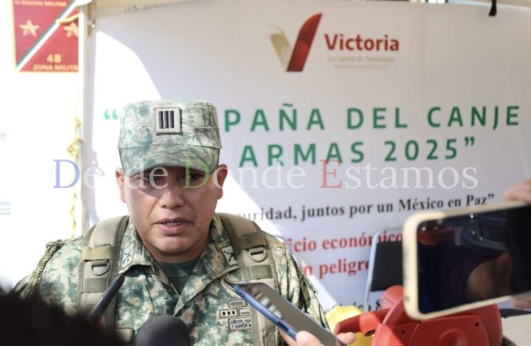 El 21 de febrero concluye campaña de Canje de Armas