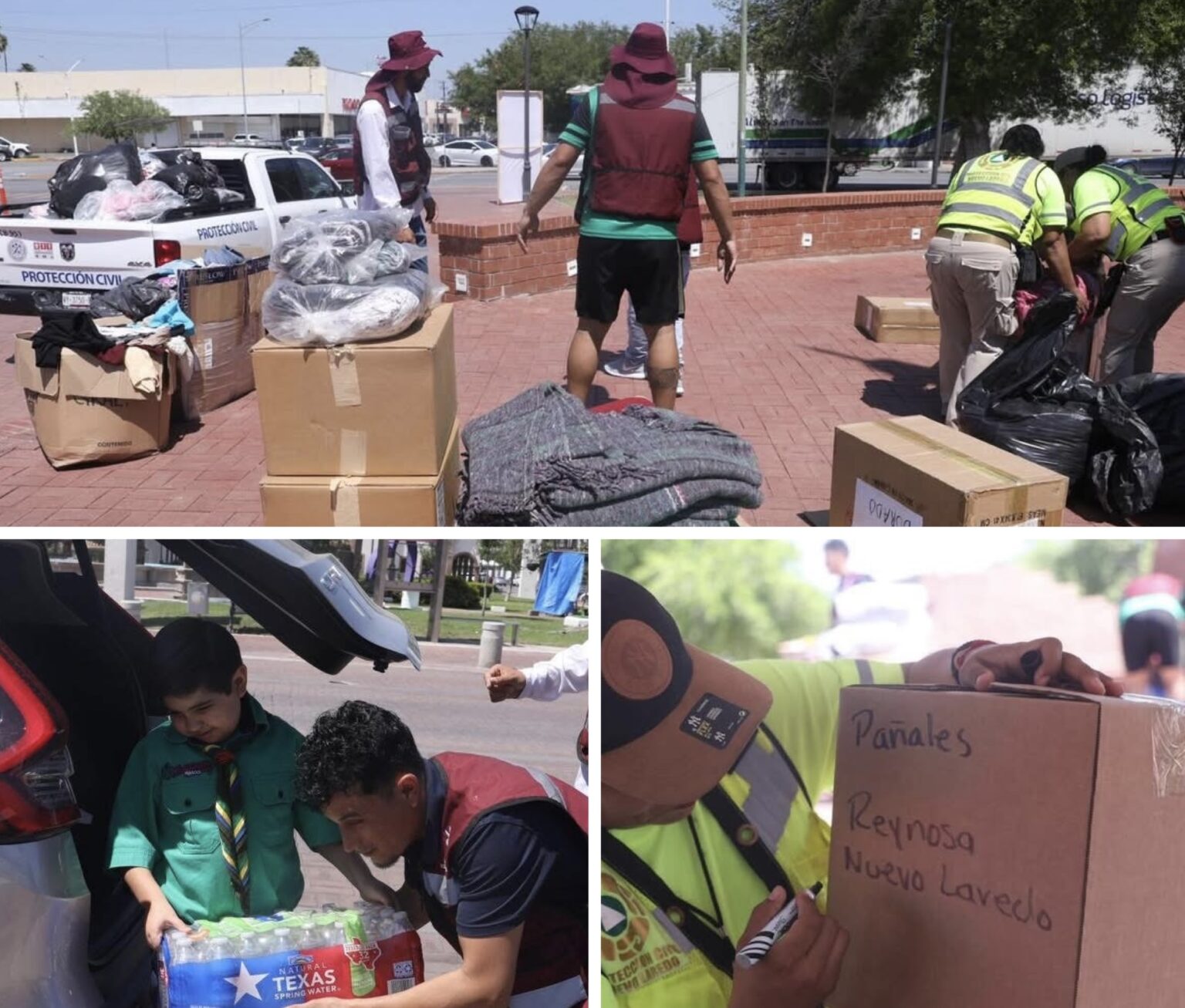Solidaridad de neoladerenses con damnificados por tormenta