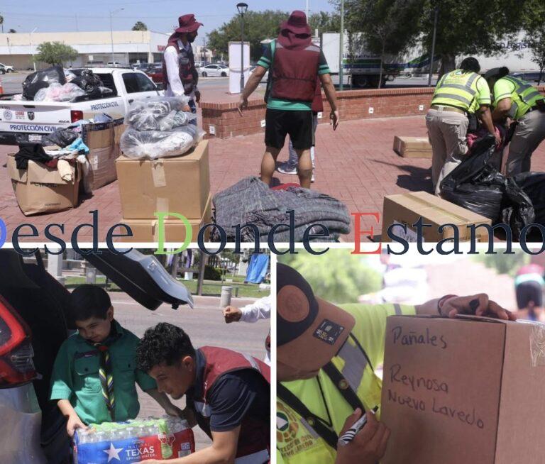 Solidaridad de neoladerenses con damnificados por tormenta