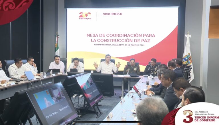 TERCER INFORME: Tamaulipas con mejores resultados en seguridad