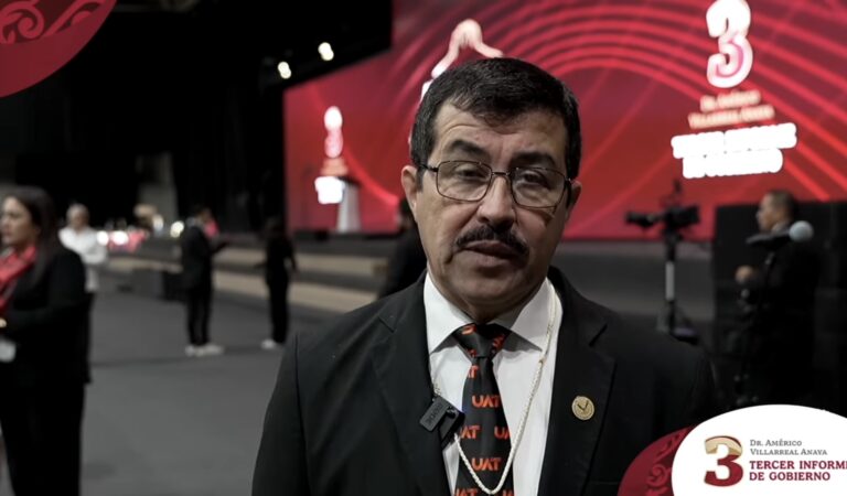 TERCER INFORME: Felicita rector de la UAT Dámaso Anaya a gobernador Américo Villarreal