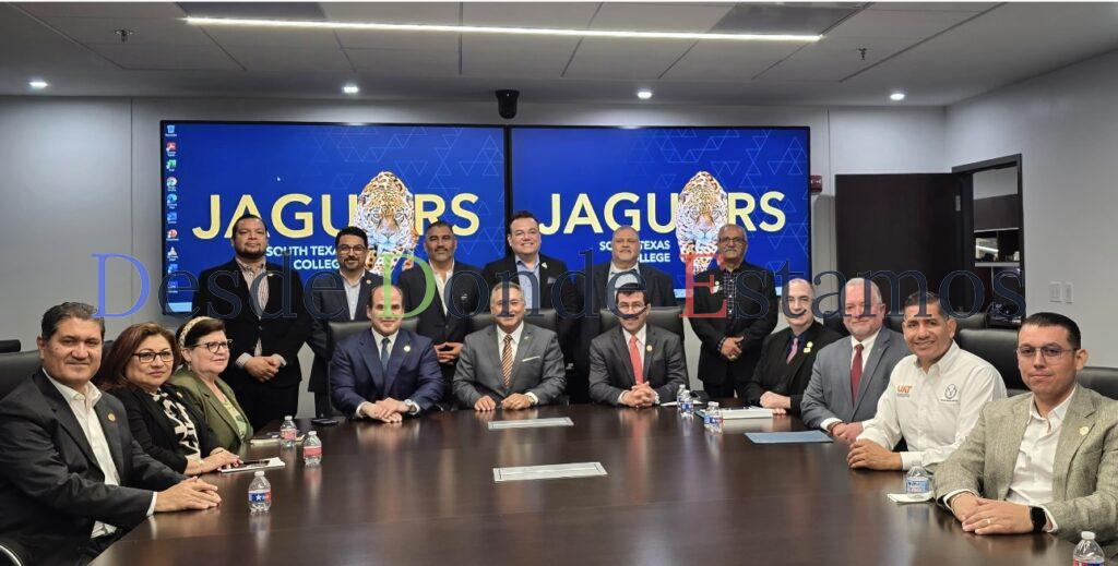 Reafirma rector colaboración con South Texas College