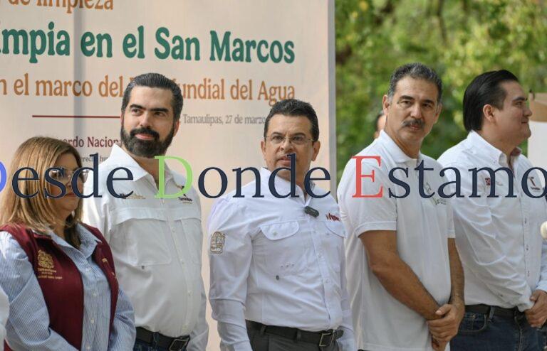 Unen esfuerzos gobierno y sociedad para sanear el río San Marcos