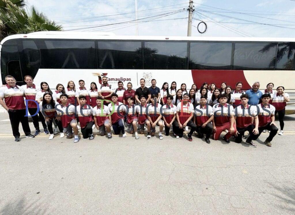 Delegaciones tamaulipecas viajan a Macro Regionales CONADE 2025