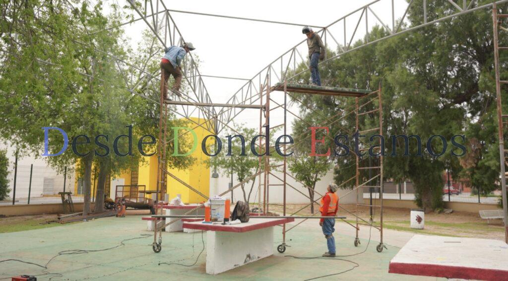 Preparan espacios para celebración del Día de Pascua