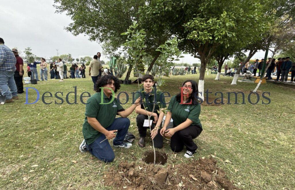 Impulsan reforestación y huertos escolares en UT de Nuevo Laredo