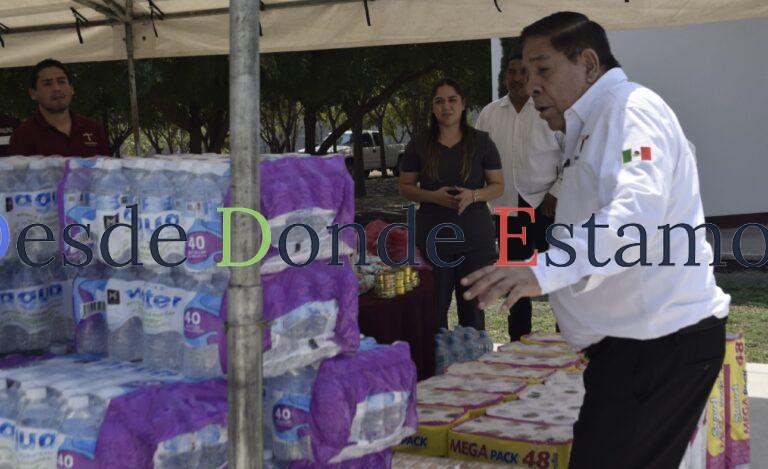 Guardia Estatal se suma con donativo para población afectada por inundaciones