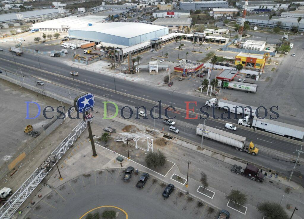 Anuncian cierre de Carretera Nacional por trabajos de construcción de puente peatonal