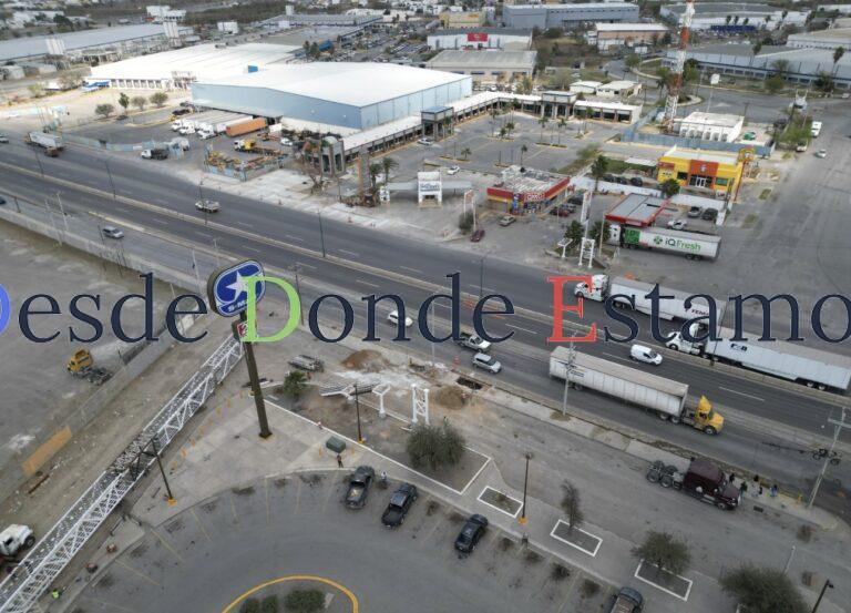 Anuncian cierre de Carretera Nacional por trabajos de construcción de puente peatonal