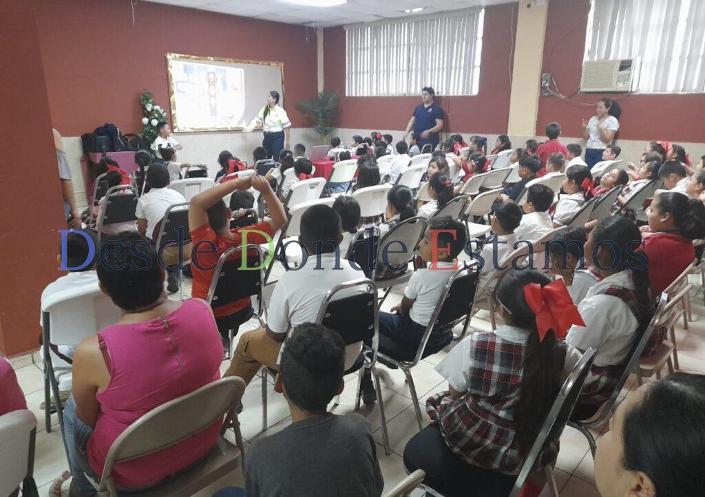 Promueven seguridad vial en la primaria Miguel Hidalgo y Costilla