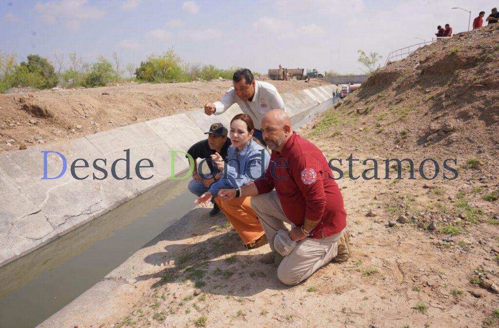 Supervisa Carmen Lilia limpieza de arroyos