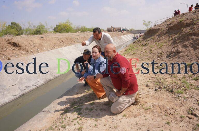 Supervisa Carmen Lilia limpieza de arroyos