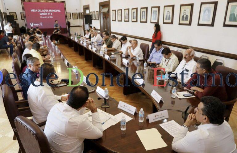 Preside Alcalde Mesa del Agua Municipal