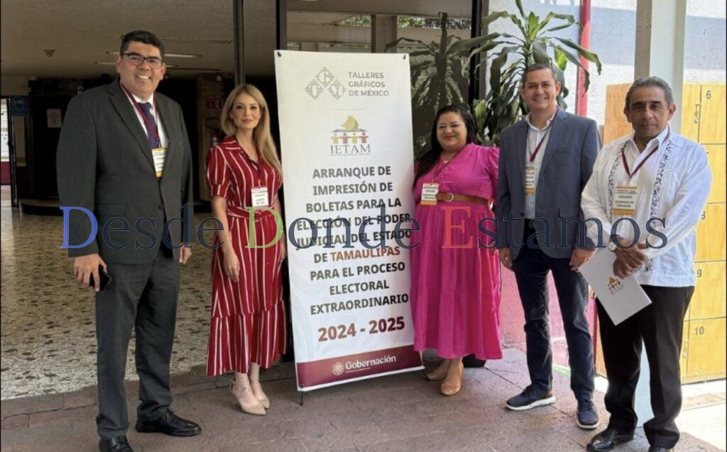 Inicia impresión de boletas para la elección judicial