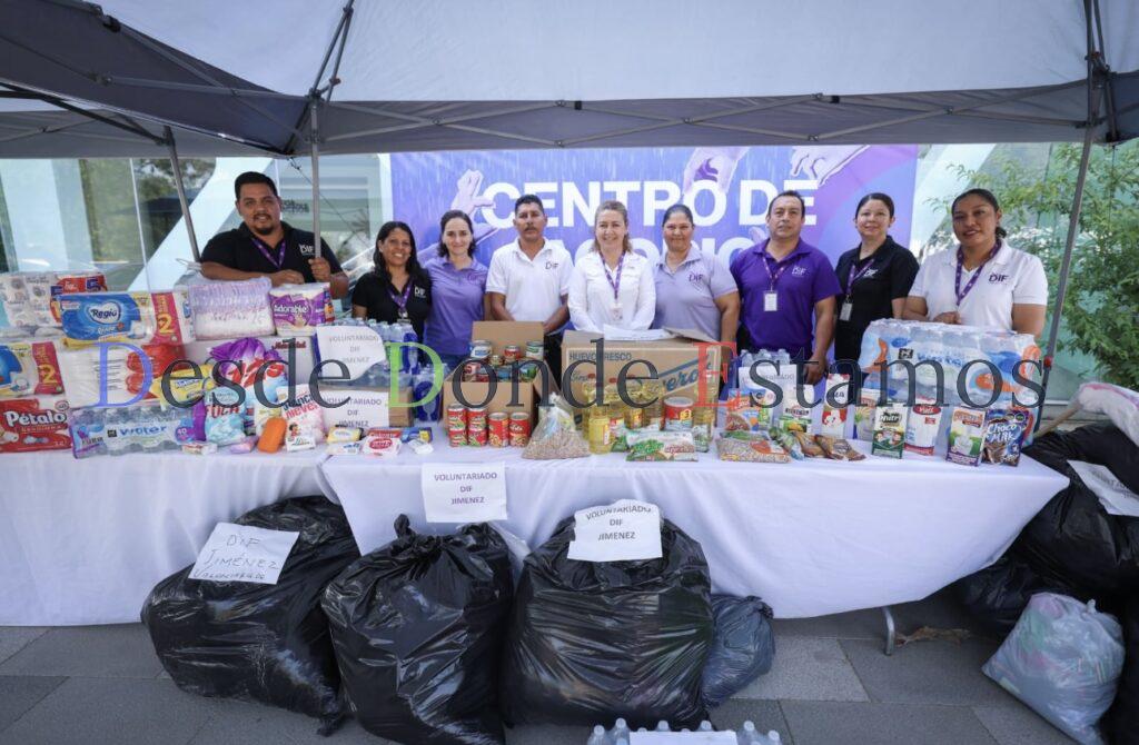 DIF Tamaulipas colecta más de 17 toneladas de ayuda