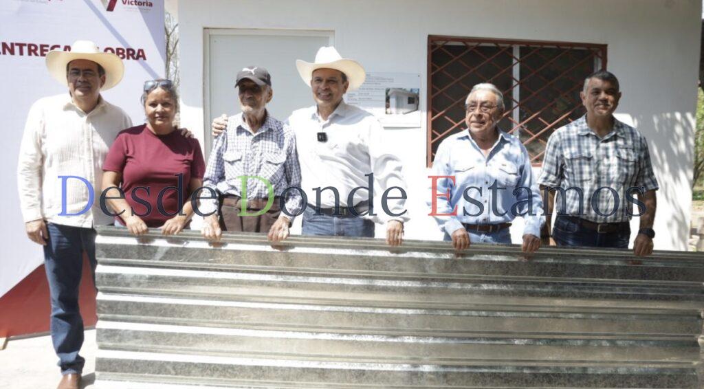 Entrega ayuntamiento vivienda digna a adulto mayor en ejido La Presa