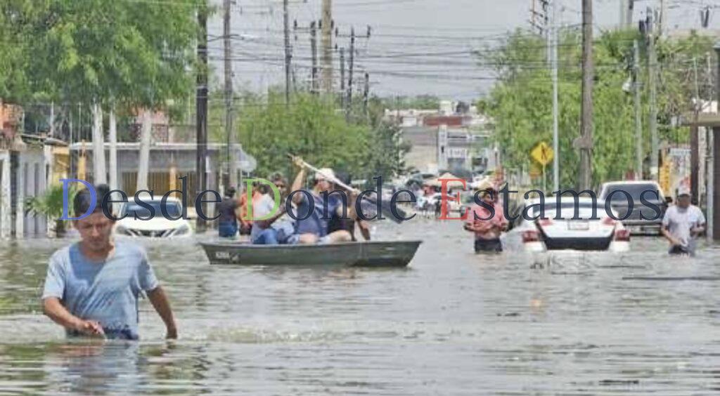 Tres fallecidos y daños incalculables dejaron lluvias en Reynosa