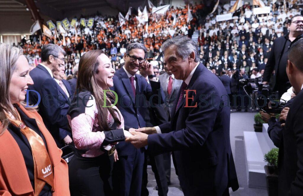 Reconoce Carmen Lilia labor de Rector Dámaso Anaya en su Primer Informe de actividades