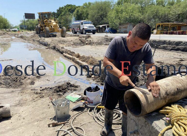 Repara COMAPA importante fuga de agua