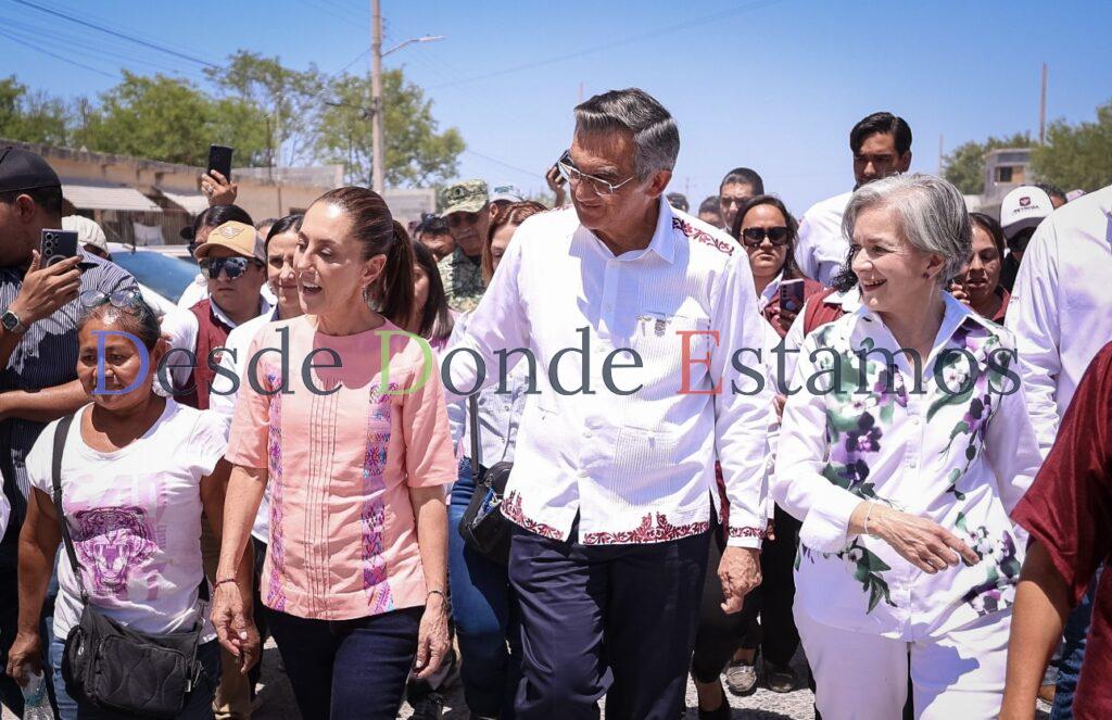Les vamos a ayudar: presidenta Claudia Sheinbaum anuncia apoyos para colonias afectadas