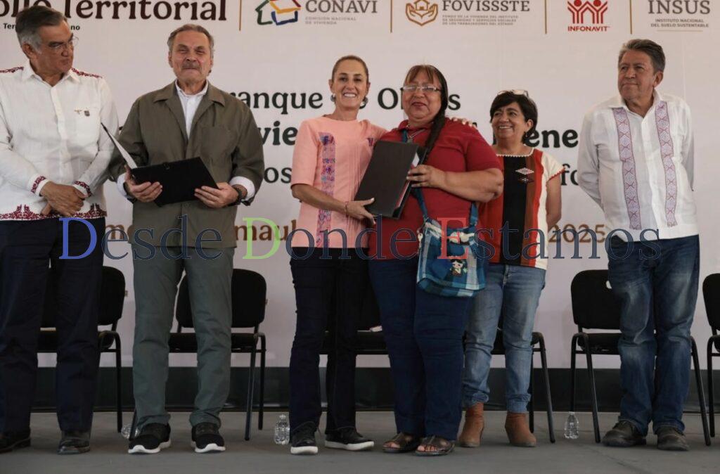 Arranca Sheinbaum programa de vivienda para el bienestar en Tamaulipas