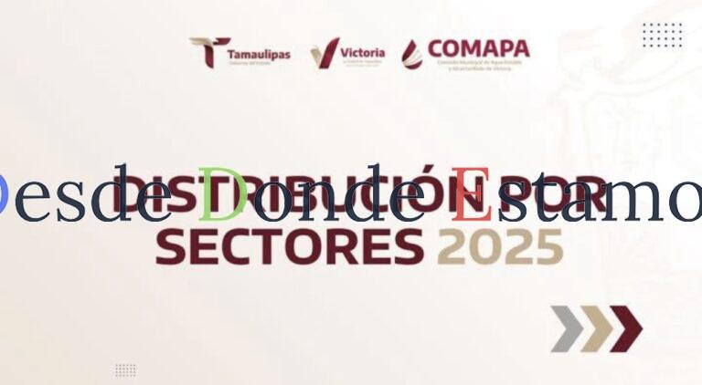 COMAPA Victoria ajusta horarios de distribución de agua